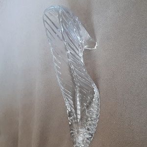 Godinger glass / crystal shoe